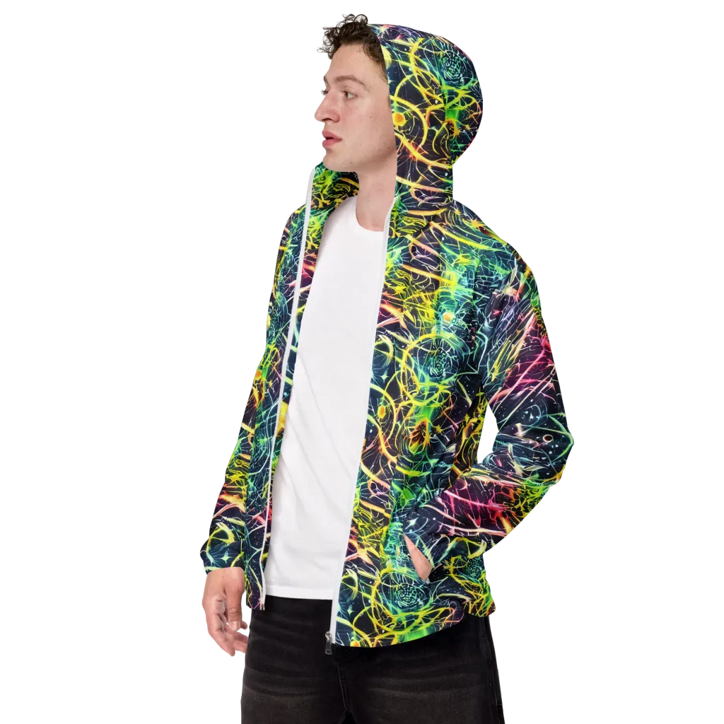 Prism Nerve on Men's Windbreaker — Left Front
