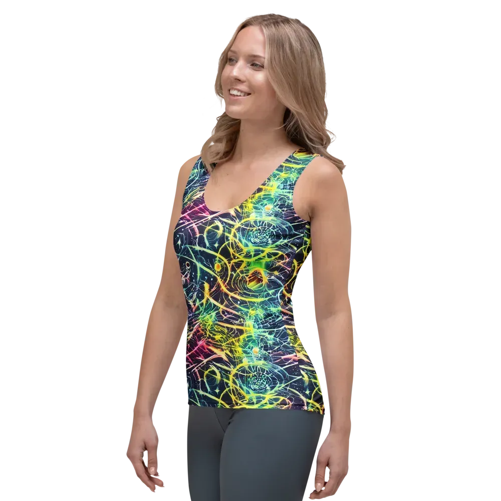 Prism Nerve on Women's Tank Top — Left Front