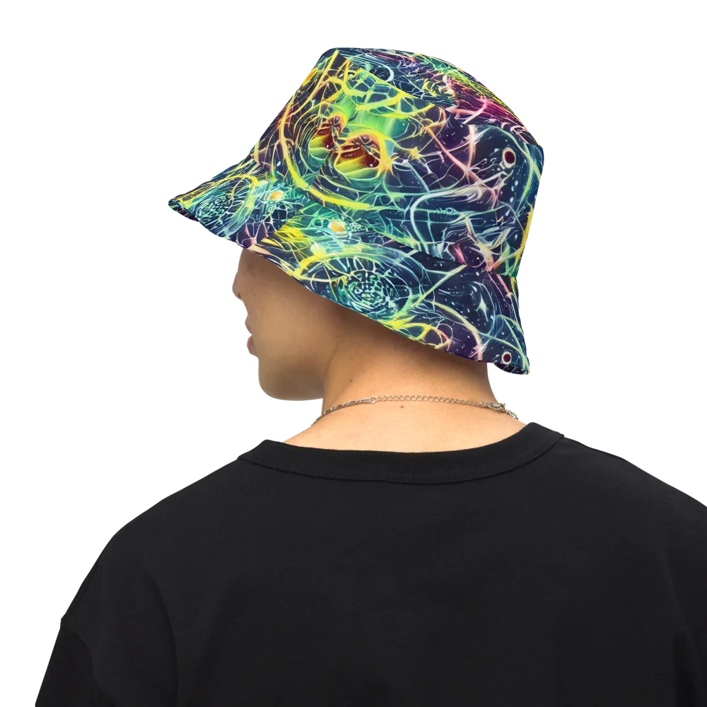 Prism Nerve on Reversible Bucket Hat — Back Inside