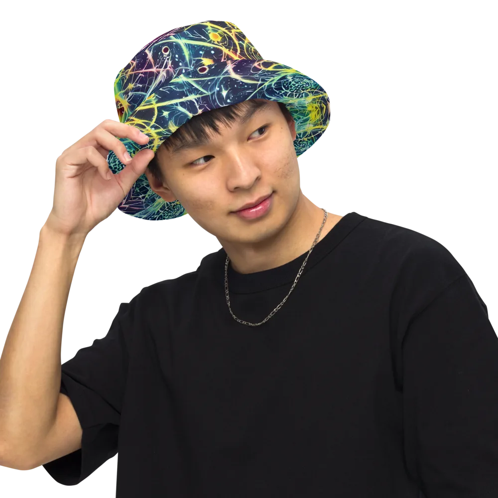 Prism Nerve on Reversible Bucket Hat — Front Inside