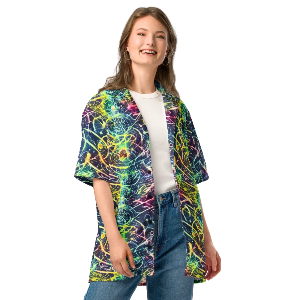 Prism Nerve on Button Shirt — Front