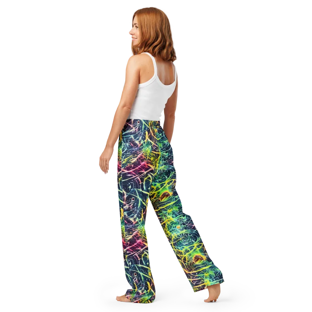 Prism Nerve on Women's Pajama Pants — Back