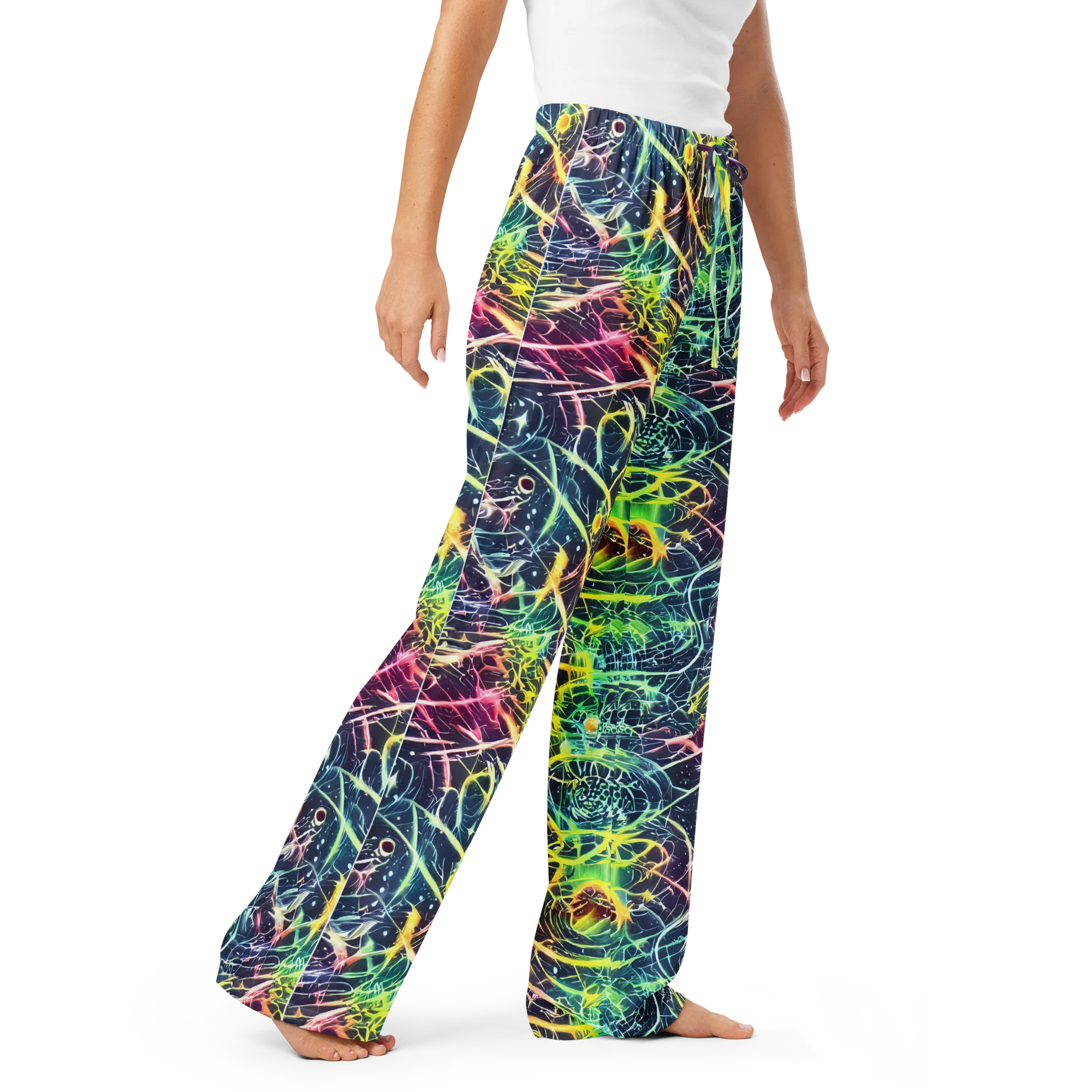 Prism Nerve on Women's Pajama Pants — Right Front