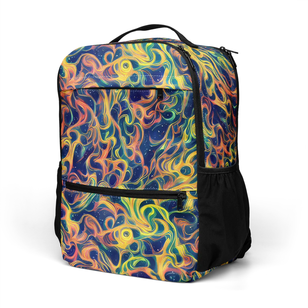 Celestial Flame on Utility Backpack — Left Front