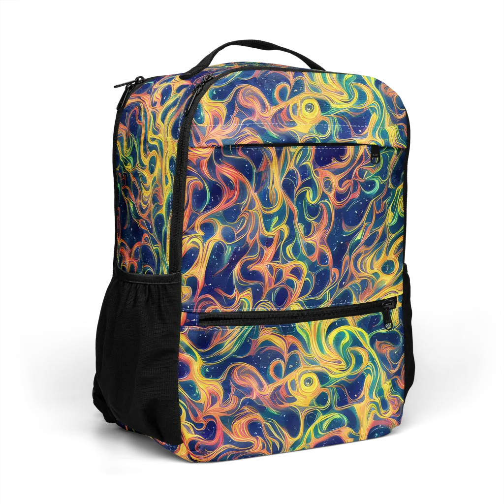Celestial Flame on Utility Backpack — Right Front