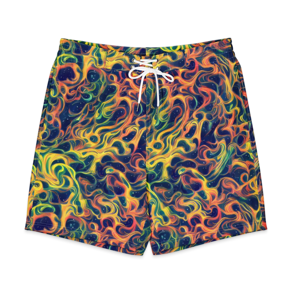 Celestial Flame on Men's Board Shorts — Front