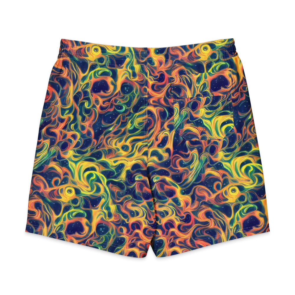 Celestial Flame on Men's Board Shorts — Back