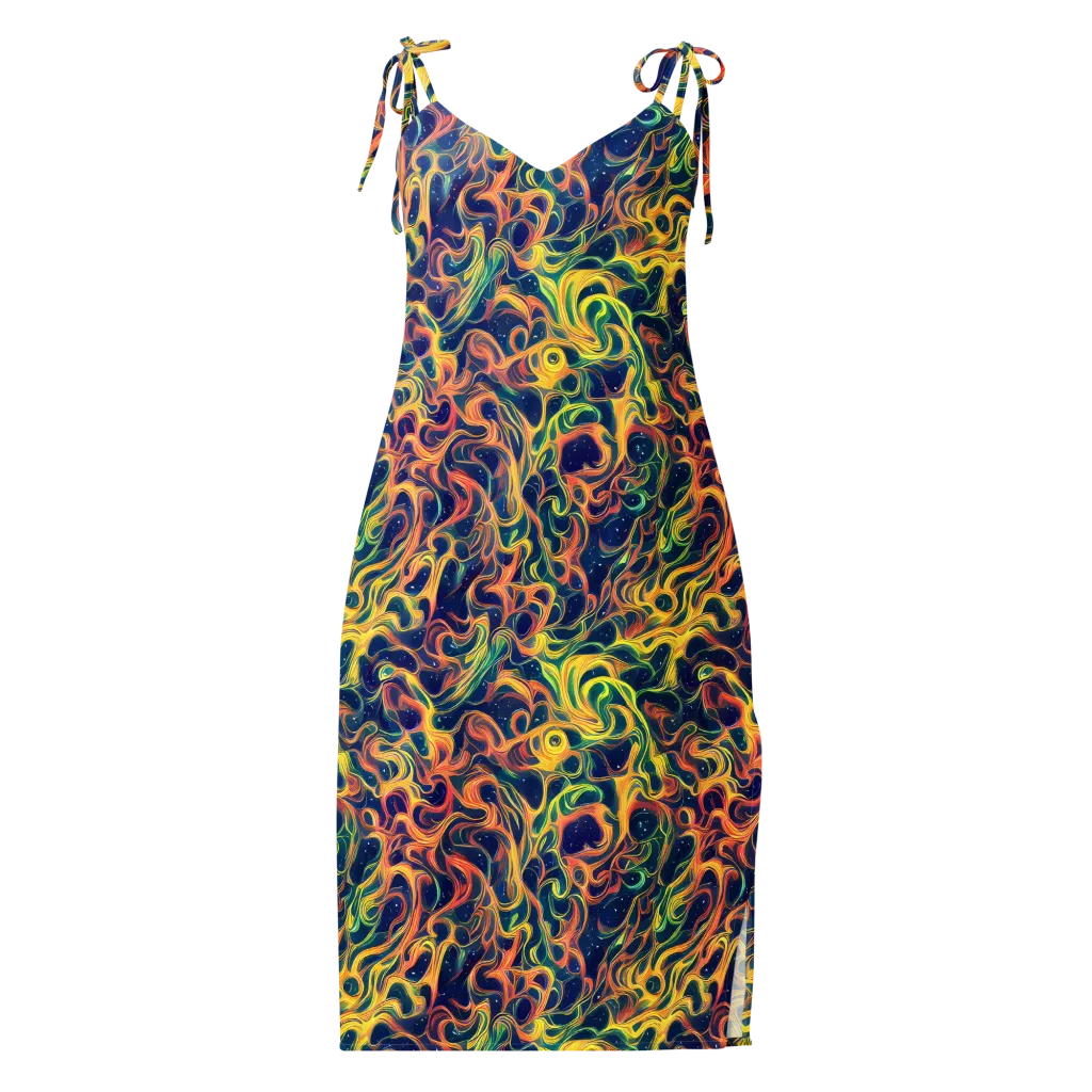 Celestial Flame on Slip Dress — Front