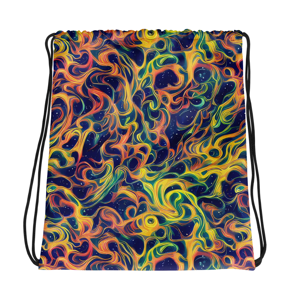 Celestial Flame on Drawstring Bag — Photo