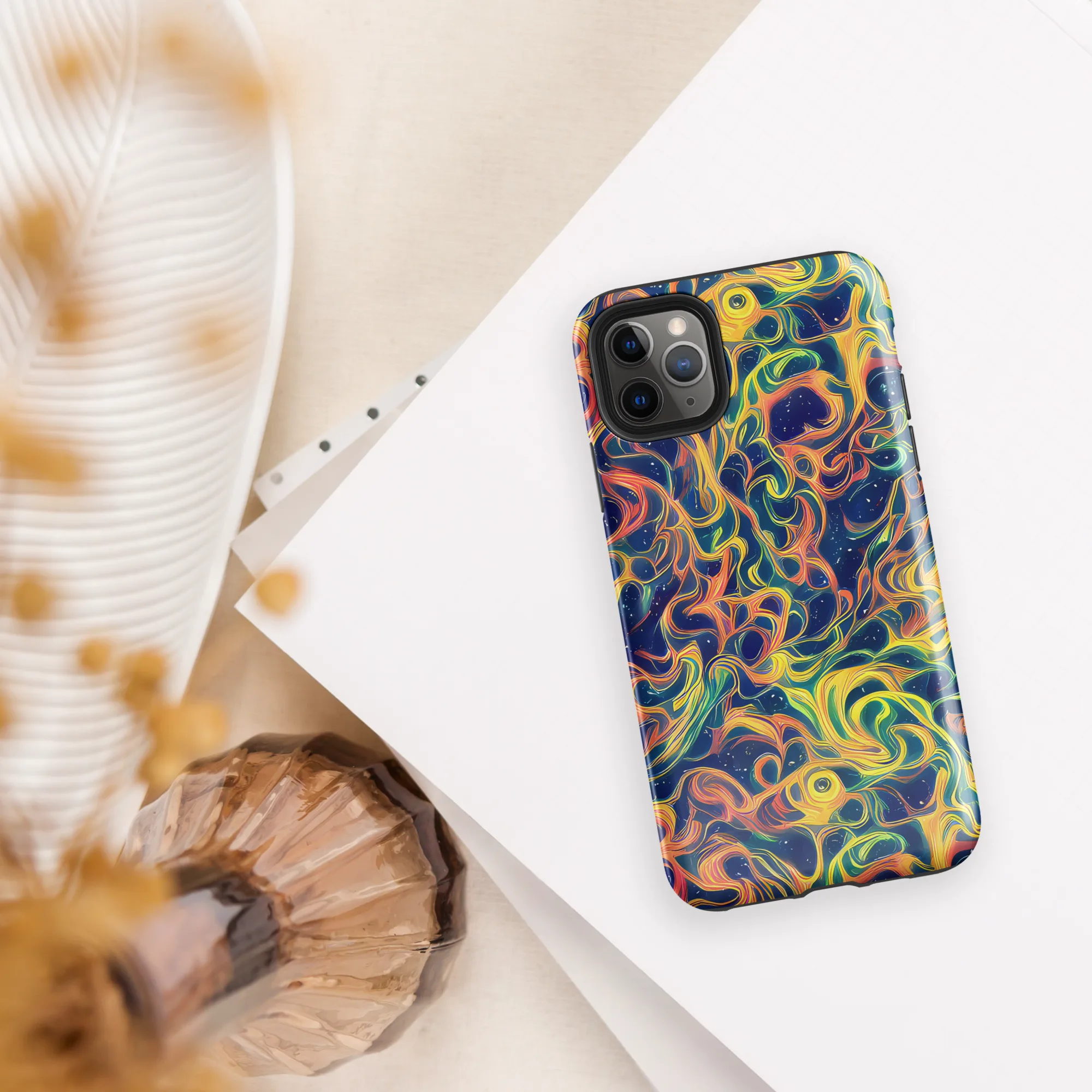 Celestial Flame on Tough Case for iPhone® — Front