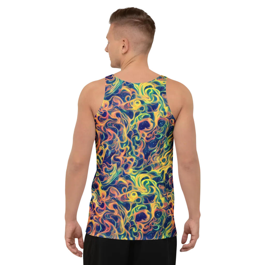 Celestial Flame on Men's Tank Top — Back