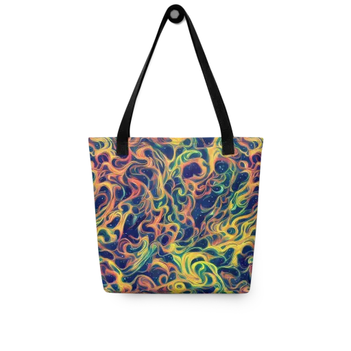 Celestial Flame on a Tote Bag