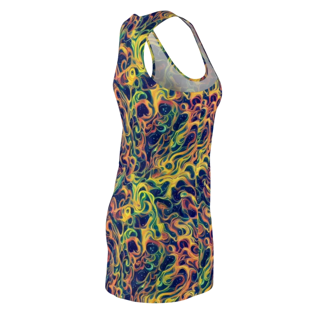 Celestial Flame on Racerback Dress — Back Side