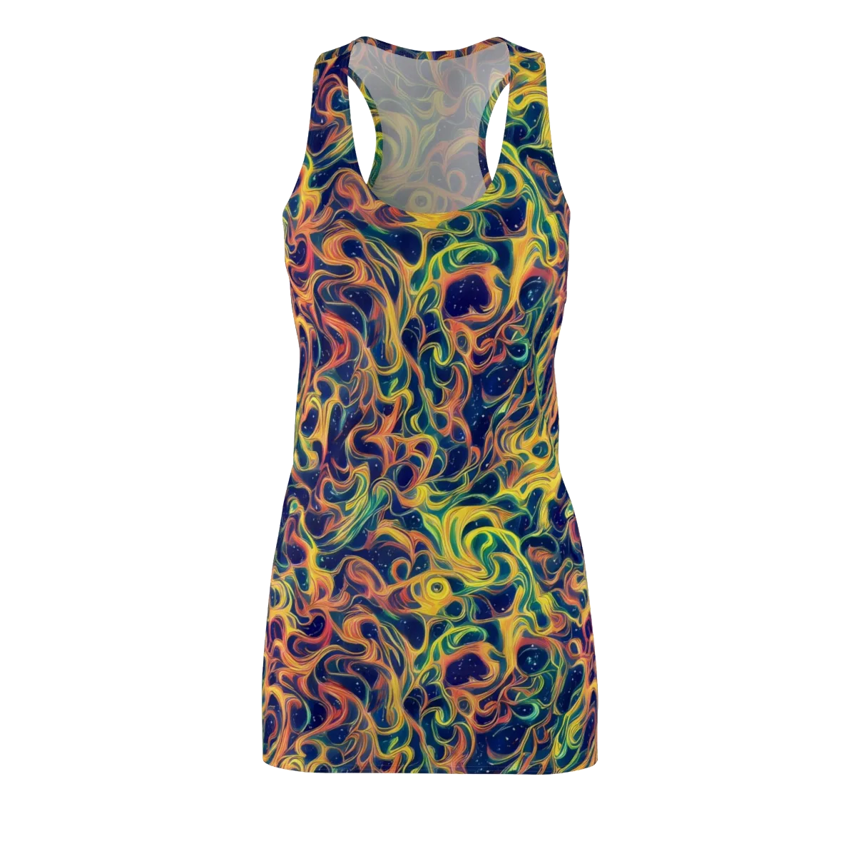 Celestial Flame on Racerback Dress — Front