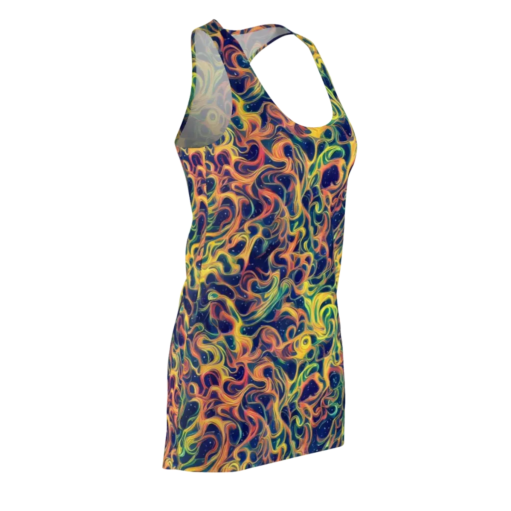 Celestial Flame on Racerback Dress — Front Side