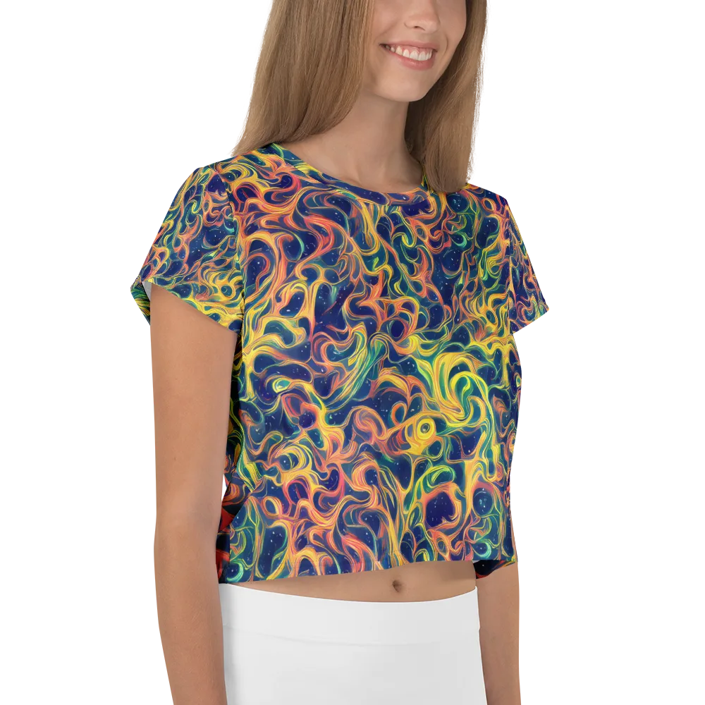 Celestial Flame on Crop Tee — Right
