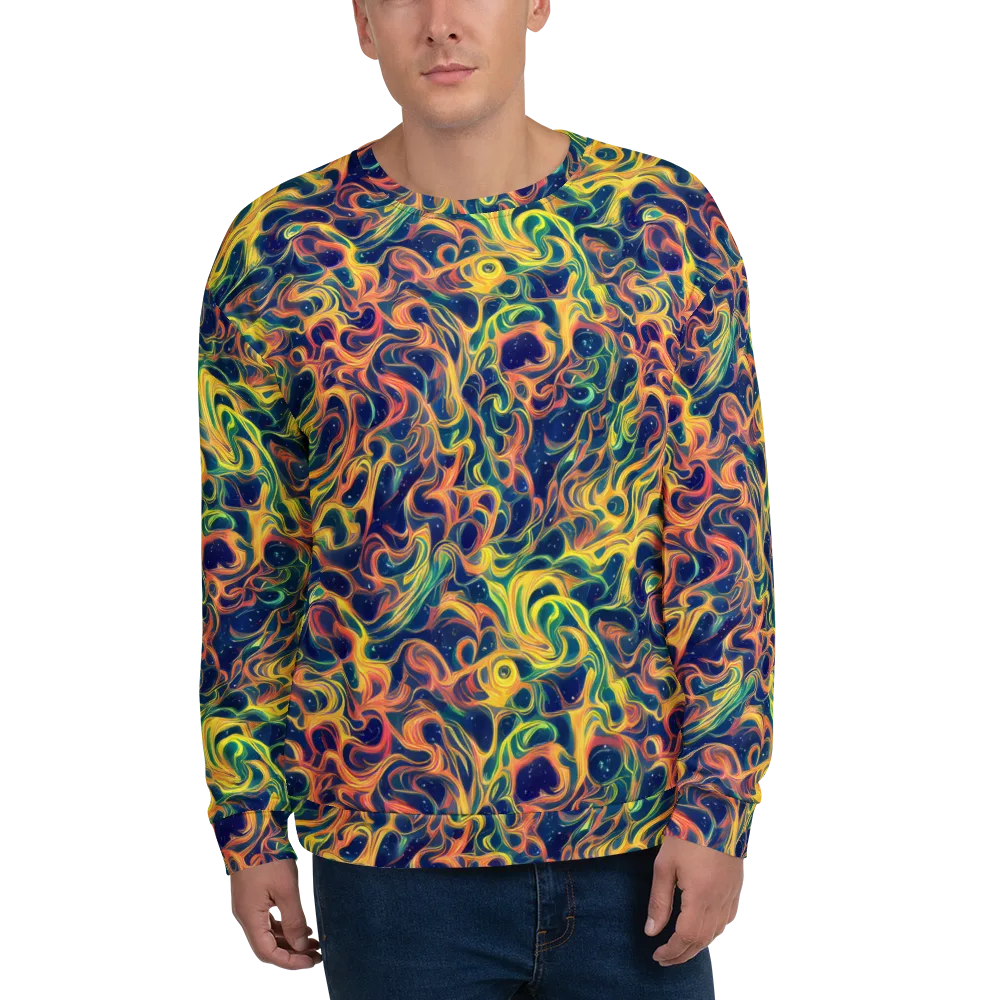 Celestial Flame on Sweatshirt — Front