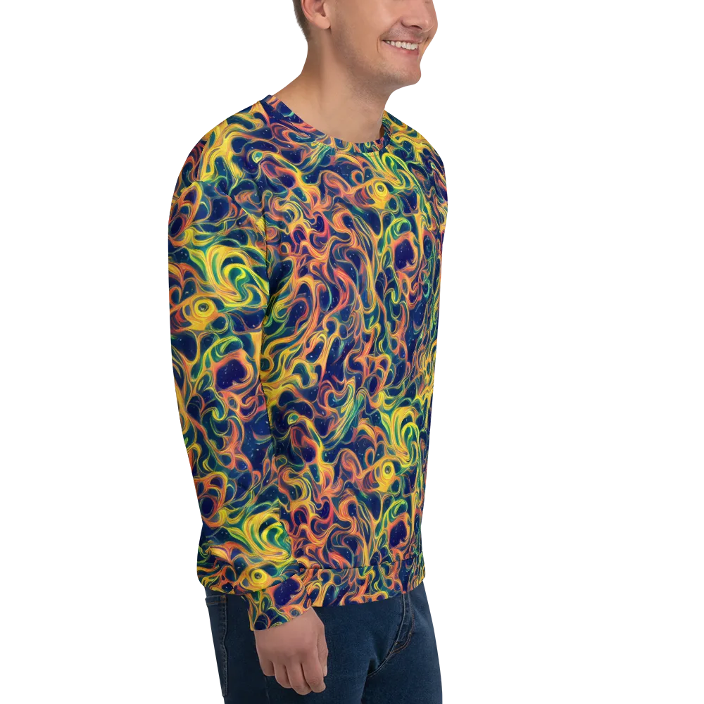 Celestial Flame on Sweatshirt — Right Front