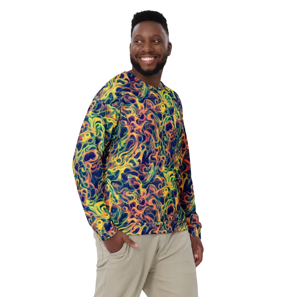 Celestial Flame on Sweatshirt — Front