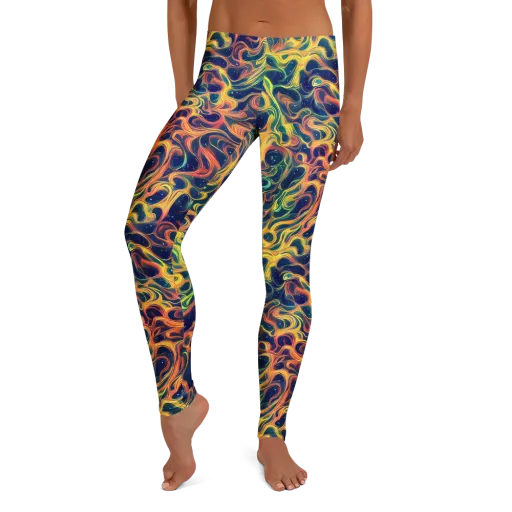 Celestial Flame on a Leggings