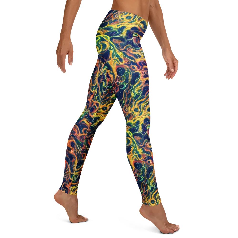 Celestial Flame on Leggings — Right