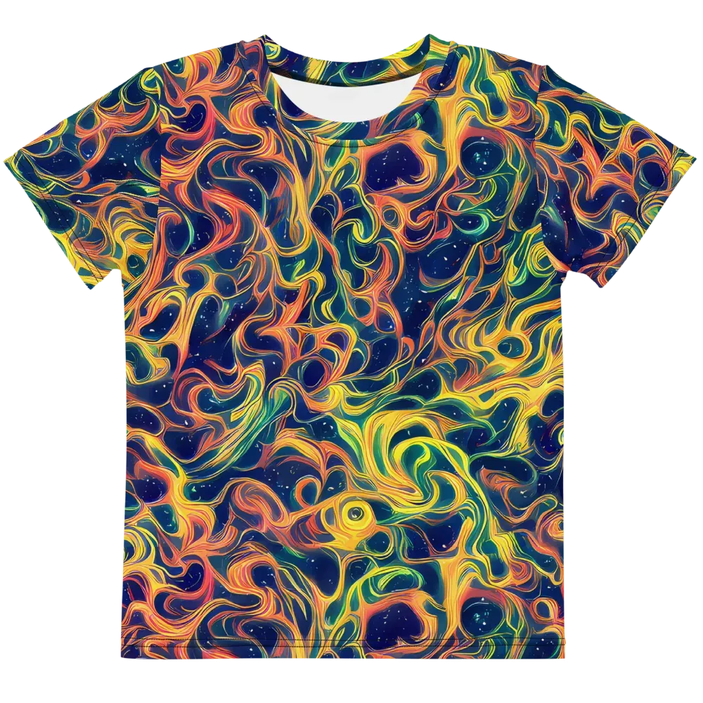 Celestial Flame on Kids Crew Neck T-Shirt — Front