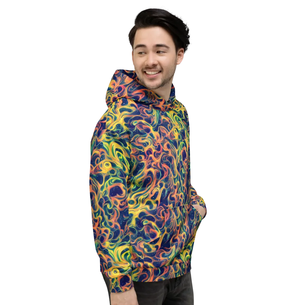Celestial Flame on Hoodie — Right