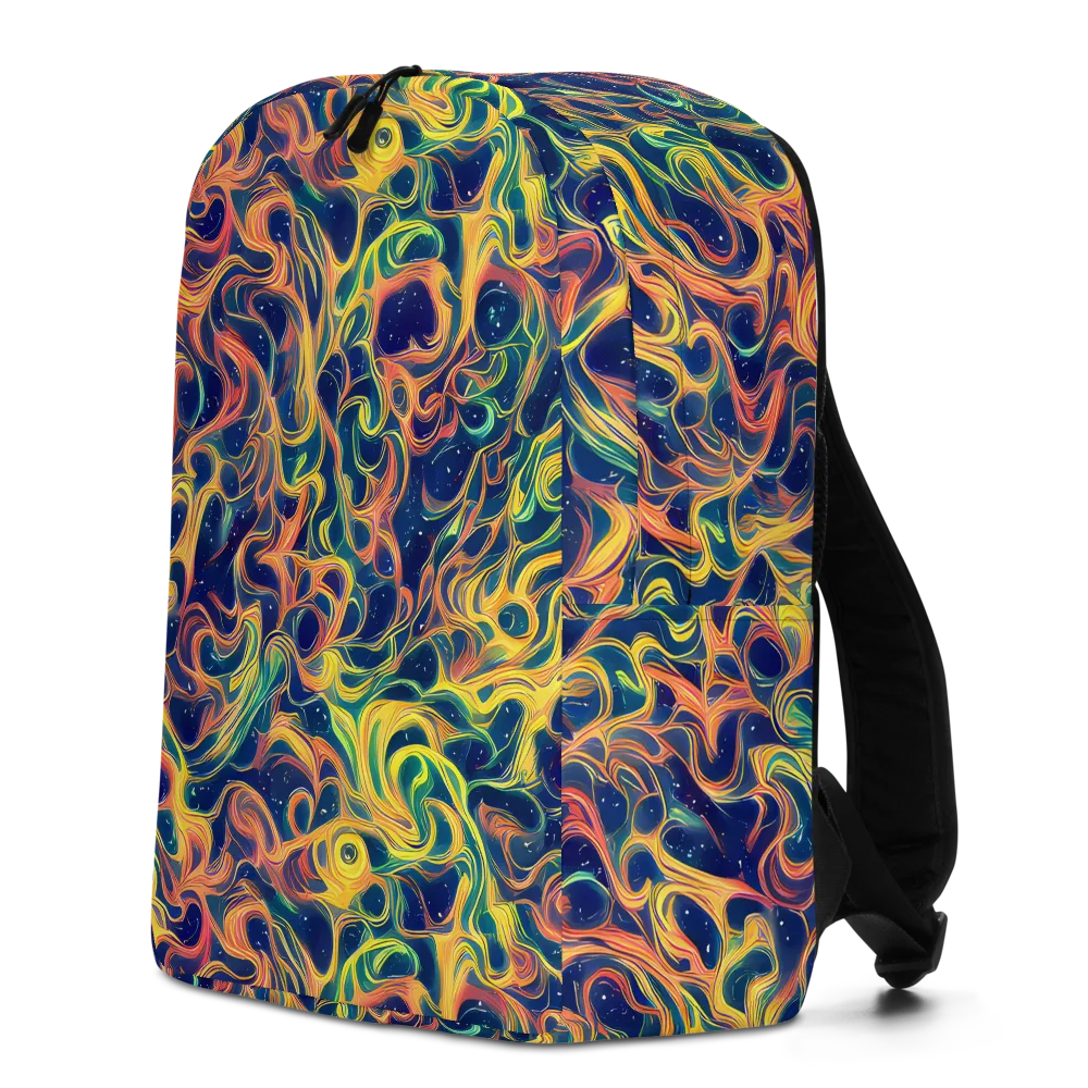 Celestial Flame on Minimalist Backpack — Left
