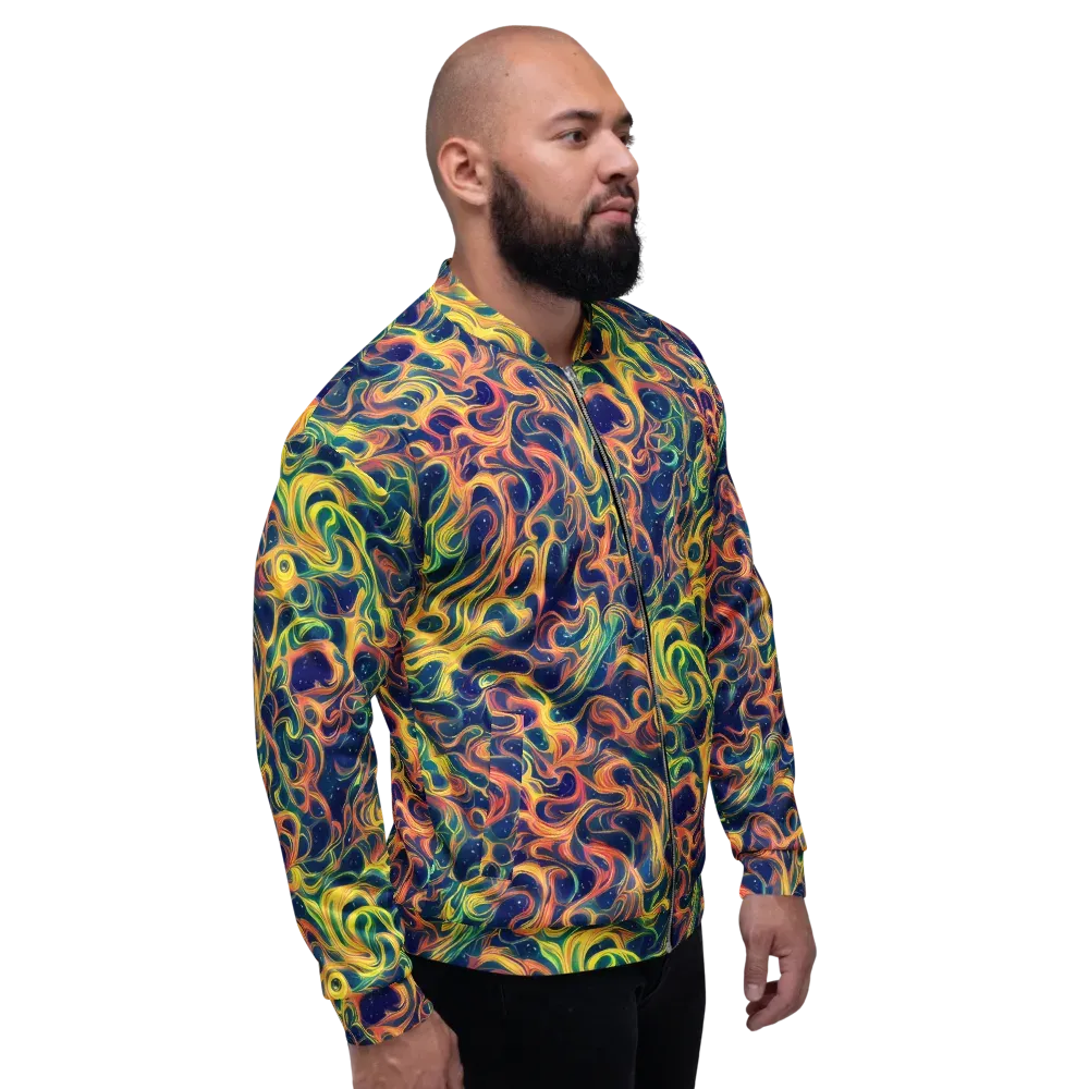Celestial Flame on Bomber Jacket — Right