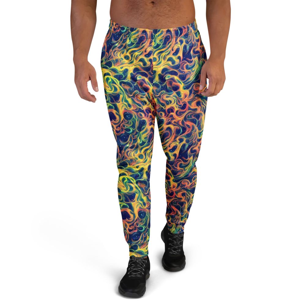 Celestial Flame on Men's Joggers — Front
