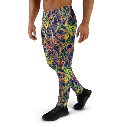 Celestial Flame on a Men's Joggers