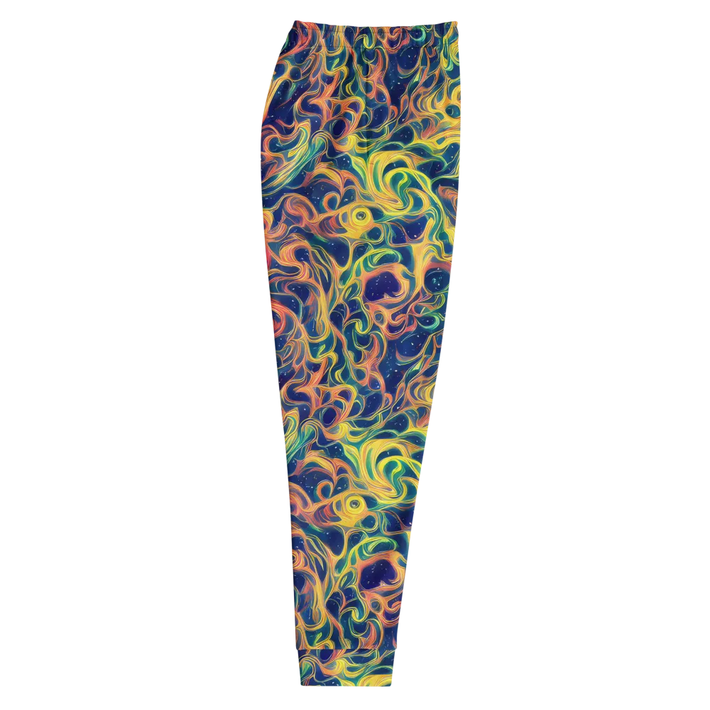 Celestial Flame on Men's Joggers — Right