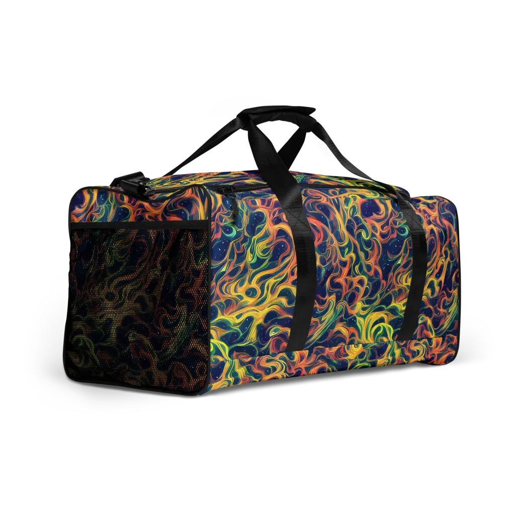 Celestial Flame on Duffle Bag — Right Front