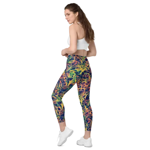 Celestial Flame on a Leggings with Pockets
