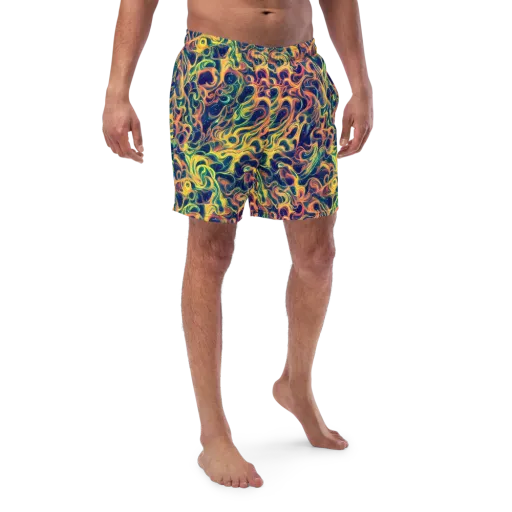 Celestial Flame on a Swim Trunks