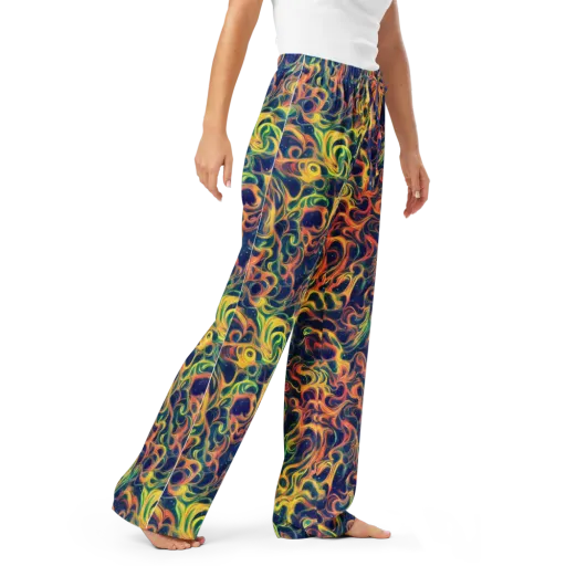 Celestial Flame on a Women's Pajama Pants