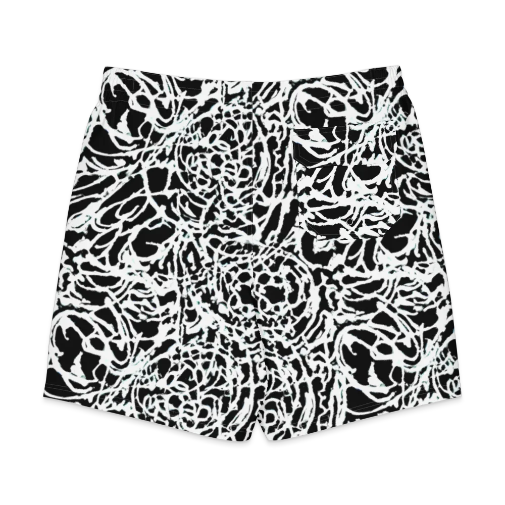 Obsidian Gesture on Men's Board Shorts — Back
