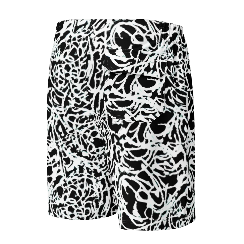 Obsidian Gesture on Men's Board Shorts — Back