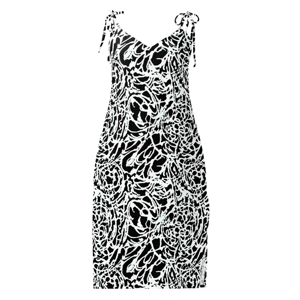 Obsidian Gesture on Slip Dress — Front