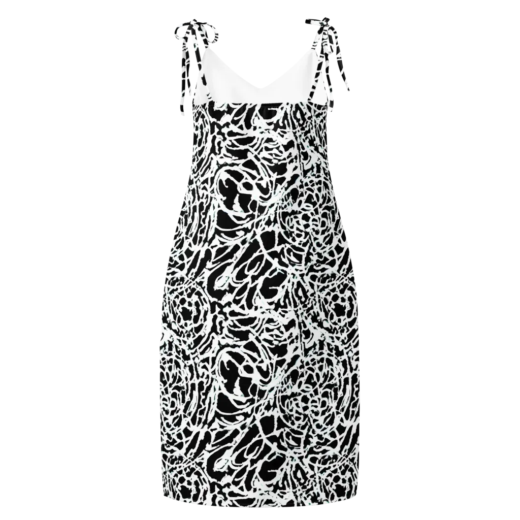 Obsidian Gesture on Slip Dress — Back