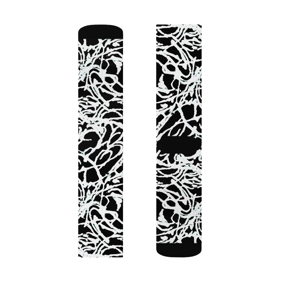 Obsidian Gesture on Socks — Right Sock
