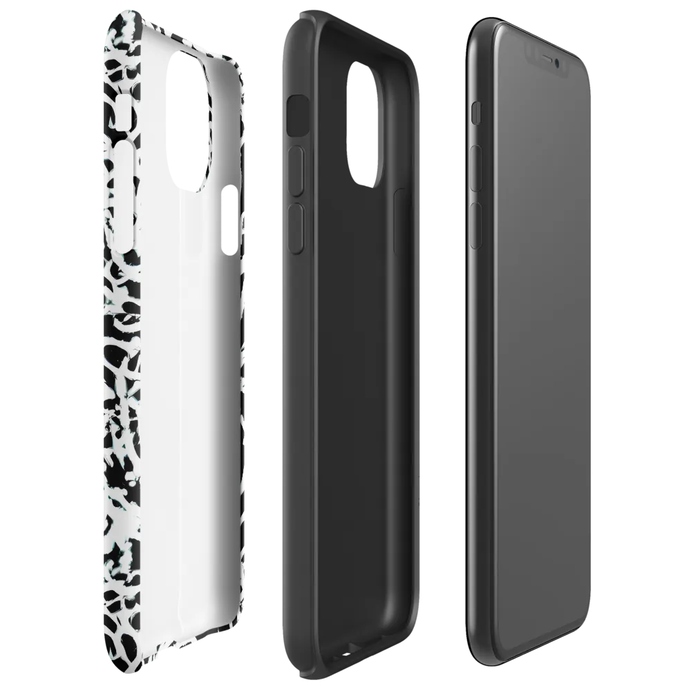 Obsidian Gesture on Tough Case for iPhone® — Right