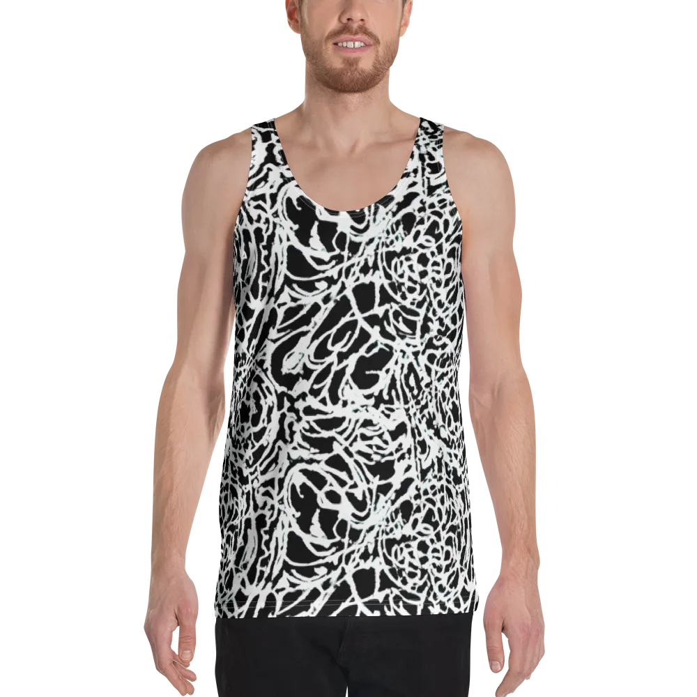 Obsidian Gesture on Men's Tank Top — Front