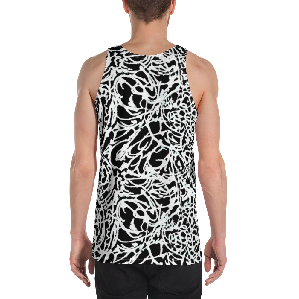 Obsidian Gesture on Men's Tank Top — Back