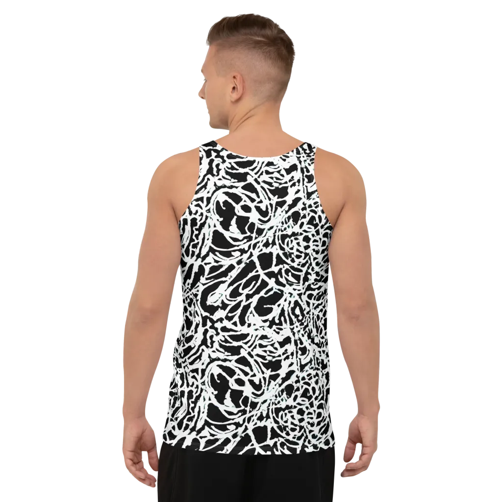 Obsidian Gesture on Men's Tank Top — Back