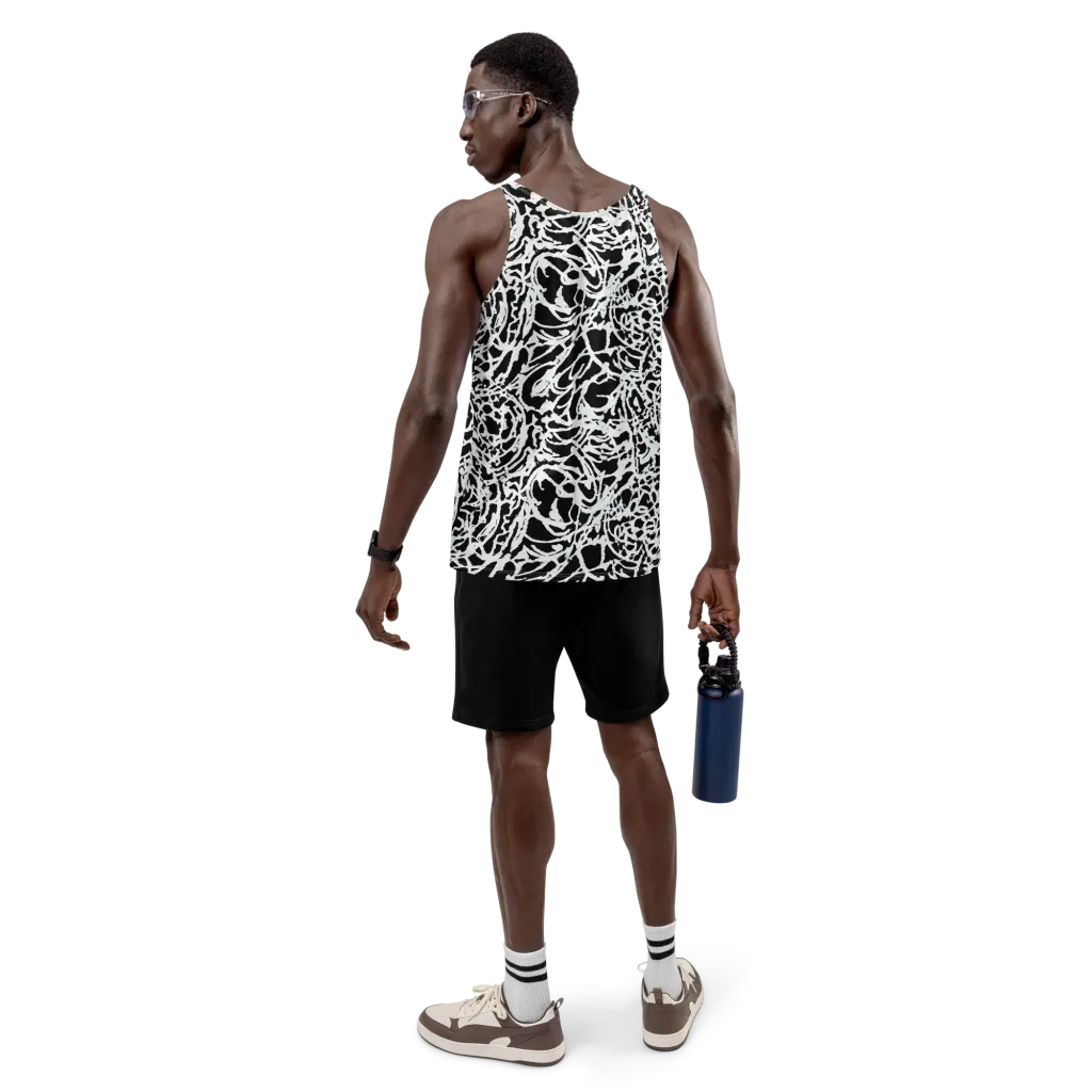 Obsidian Gesture on Men's Tank Top — Back
