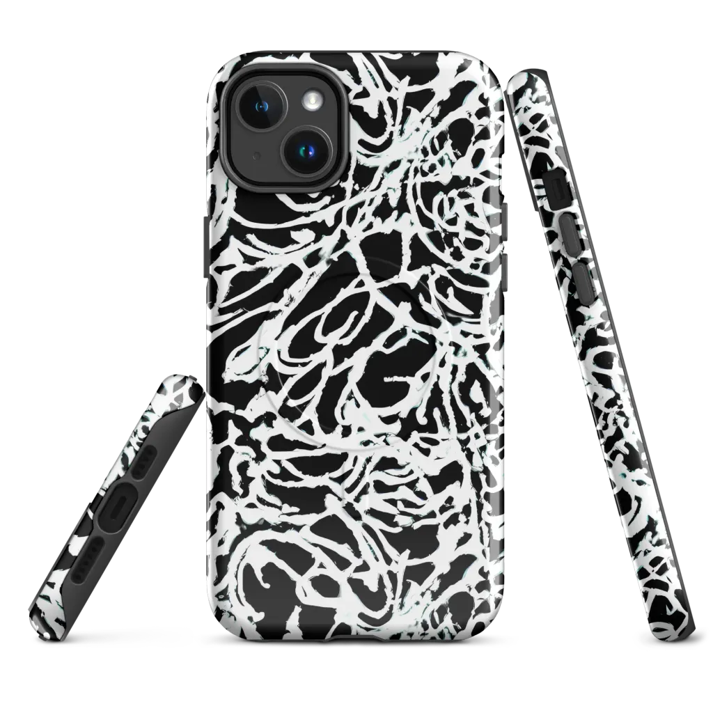 Obsidian Gesture on MagSafe Tough Case for iPhone® — Front