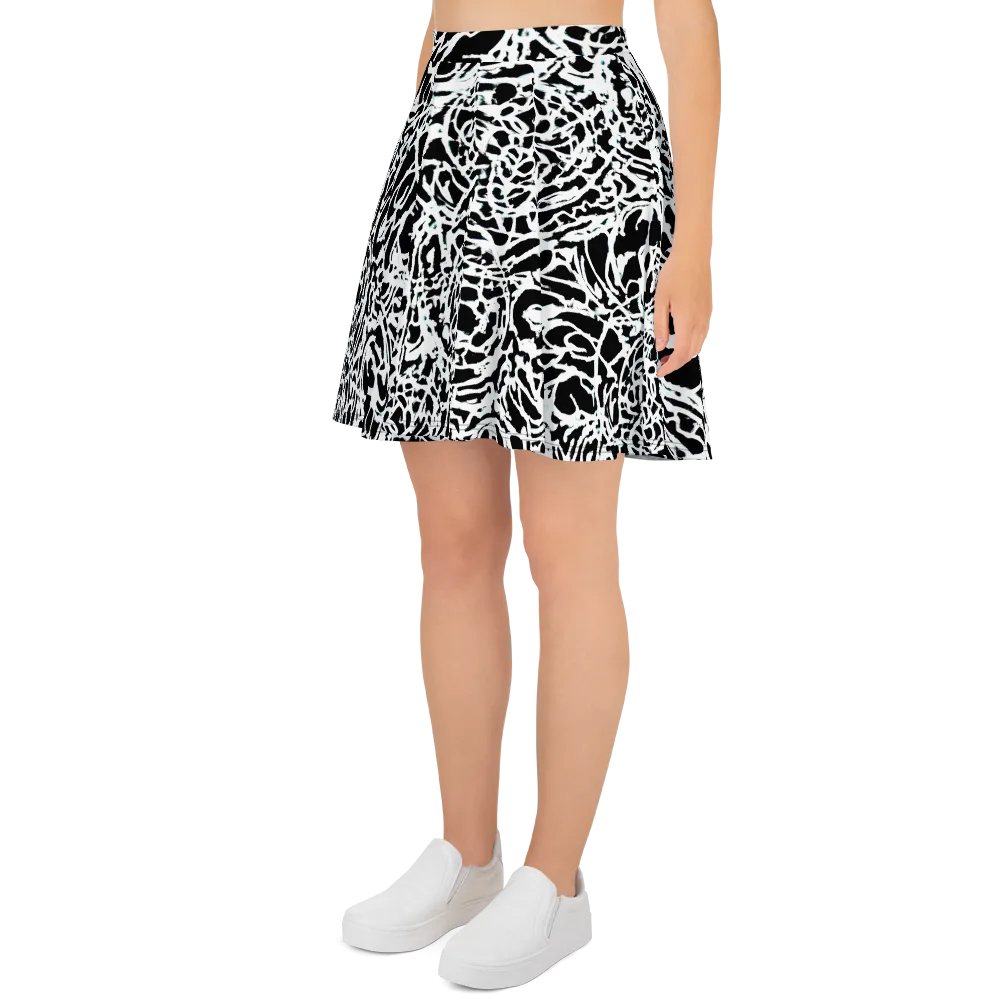 Obsidian Gesture on Skater Skirt — Left
