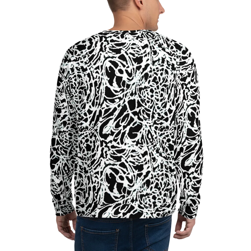 Obsidian Gesture on Sweatshirt — Back