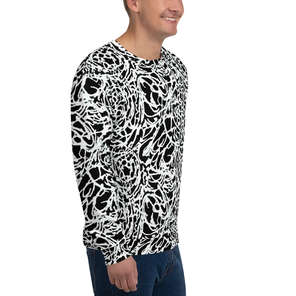 Obsidian Gesture on Sweatshirt — Right Front